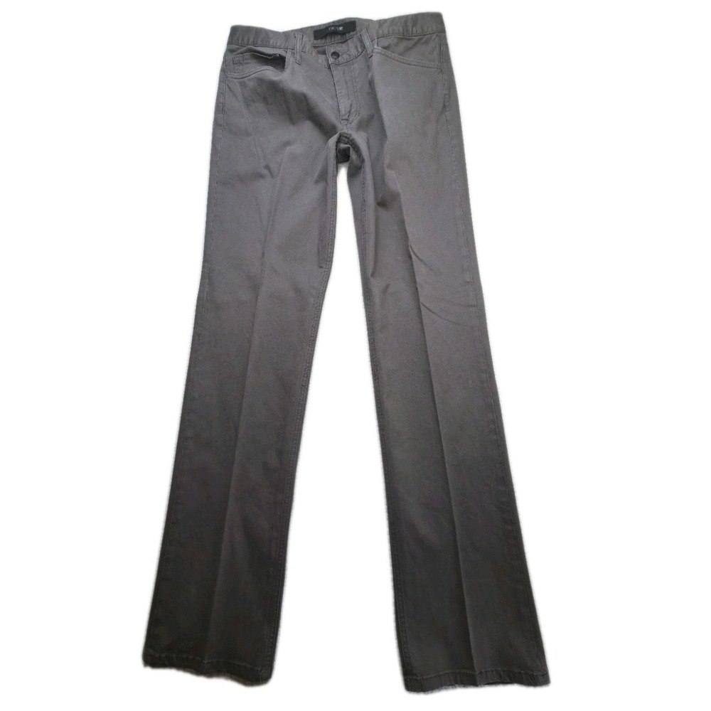 Joe's Jeans Men's Size 36 Dark Gray Stretch Twill Pants Straight Five Pocket